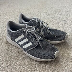 Adidas Gray and White Casual Sneakers